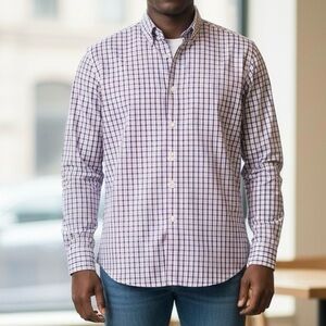LAUREN BY RALPH LAUREN Classic Fit Checkered Shirt - 16 32/33